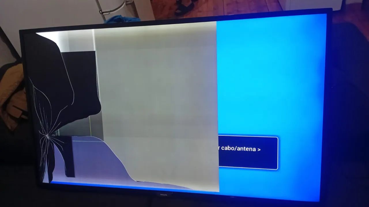 Tv tela quebrada 50 polegadas 