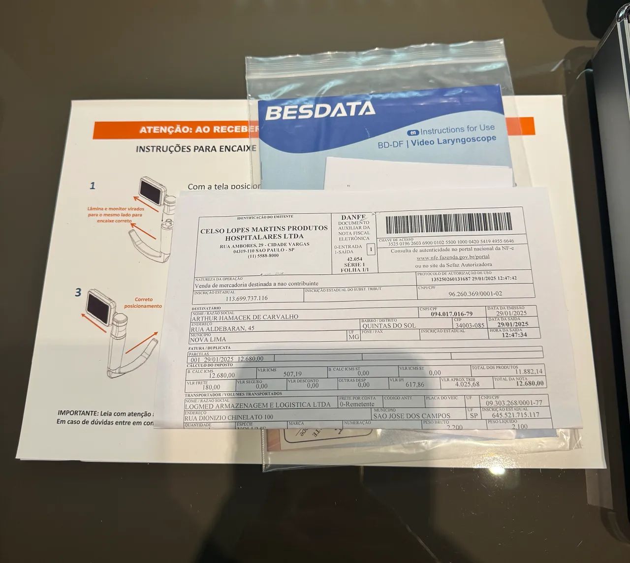 Videolaringoscópio BESDATA Celmat - Foto 4