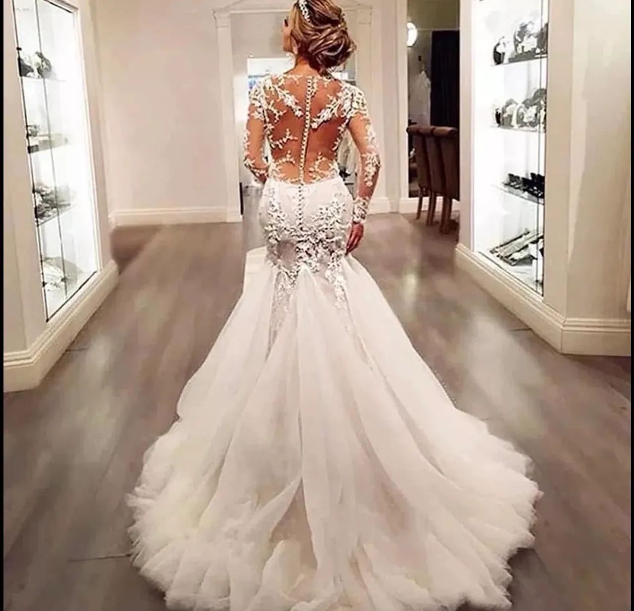 Vestido de noiva sereia  - Foto 3