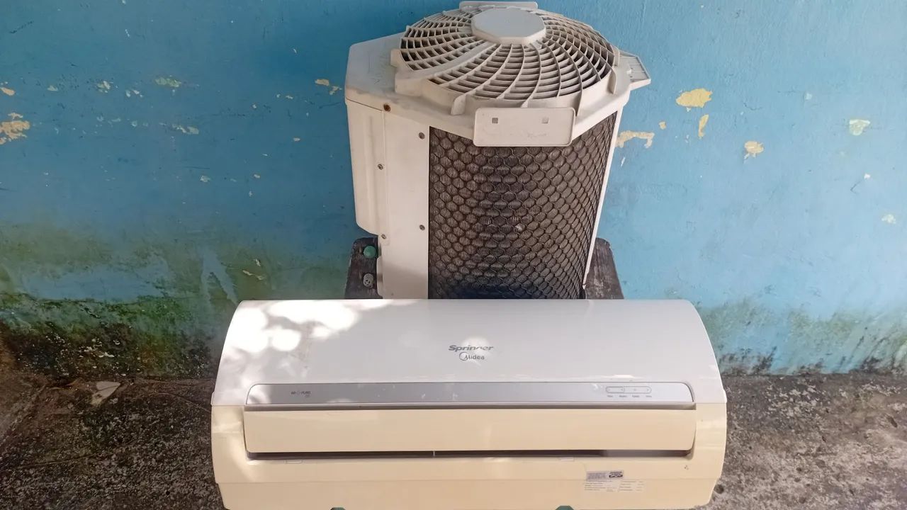 Ar condicionado funcionando perfeitamente 