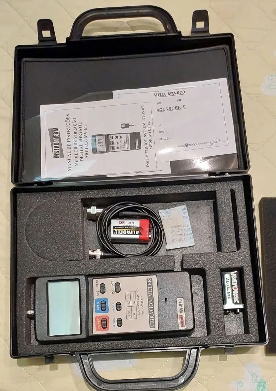 MEDIDOR DE VIBRAÇÃO-MOD.MV 670 - Foto 4