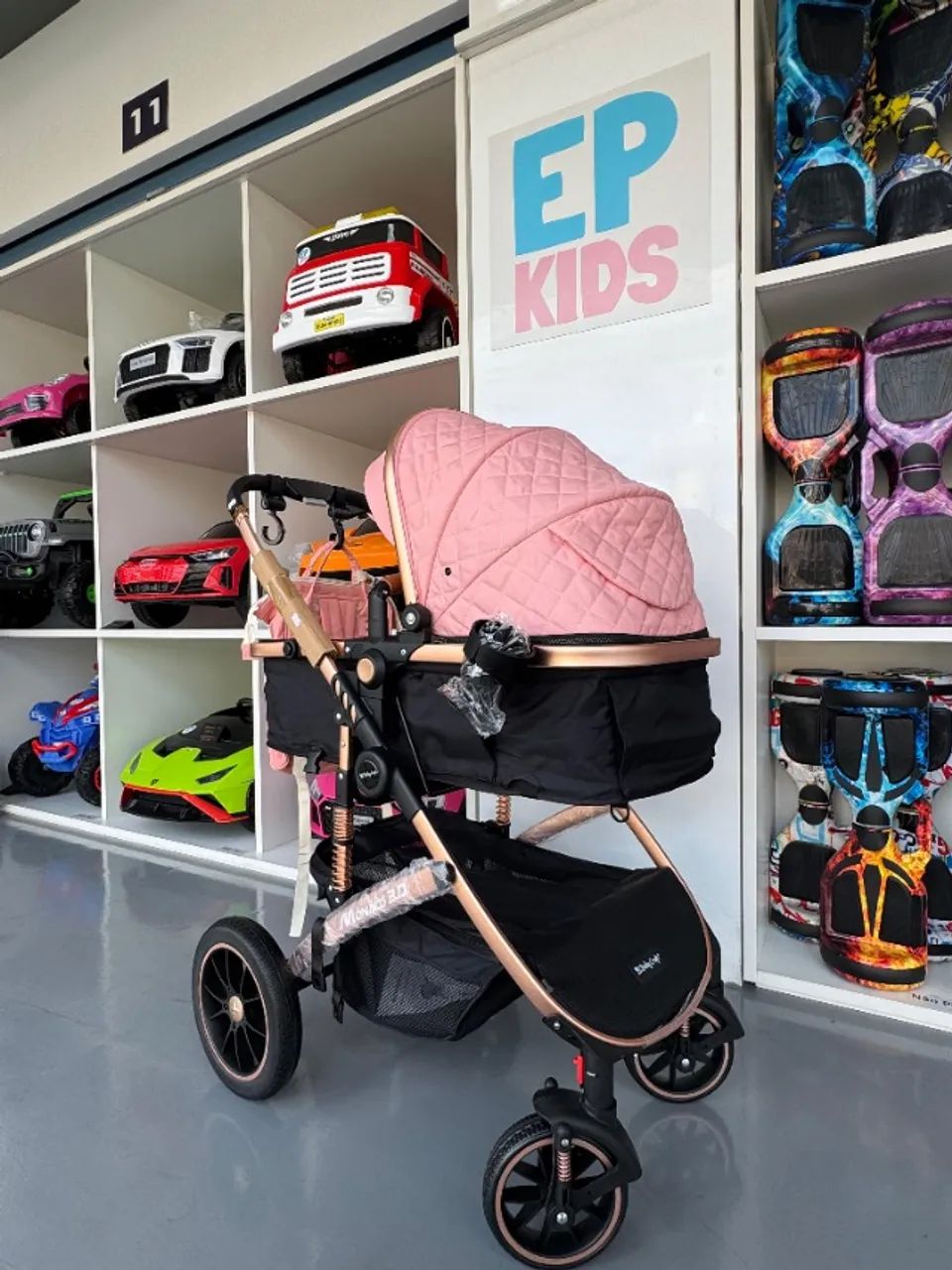Carrinho de Bebê. Modelo Europeu - Foto 5