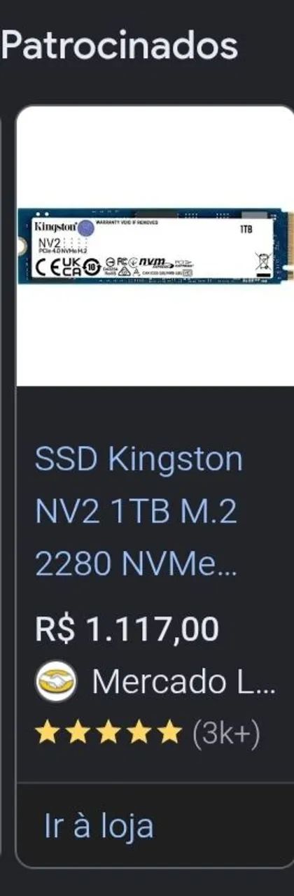 SSD nv2 1TERA - Foto 2