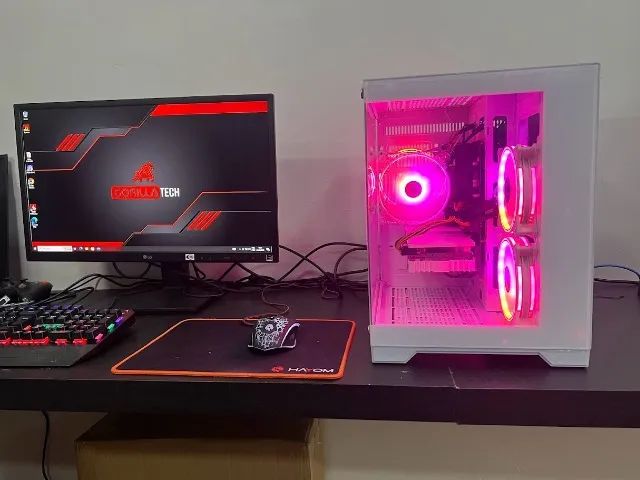  PC Gamer Completo i3 12100F + GT 730 + Monitor | Plataforma Atual