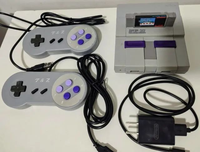 Raspberry 3 com case Retroflag Snes Classic Edition - Foto 2