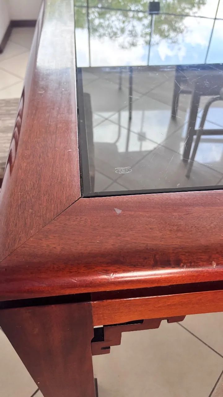 Mesa de jantar de madeira  - Foto 3