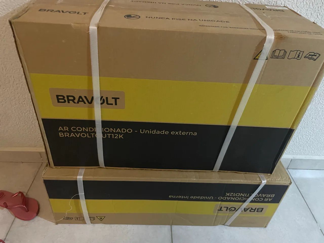 Ar condicionado na caixa 12000 btus