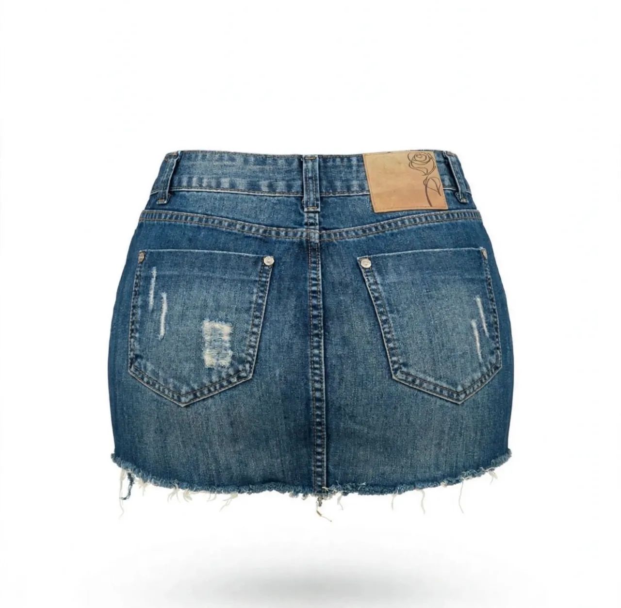 Saia jeans Toli - Tamanho 36  - Foto 2