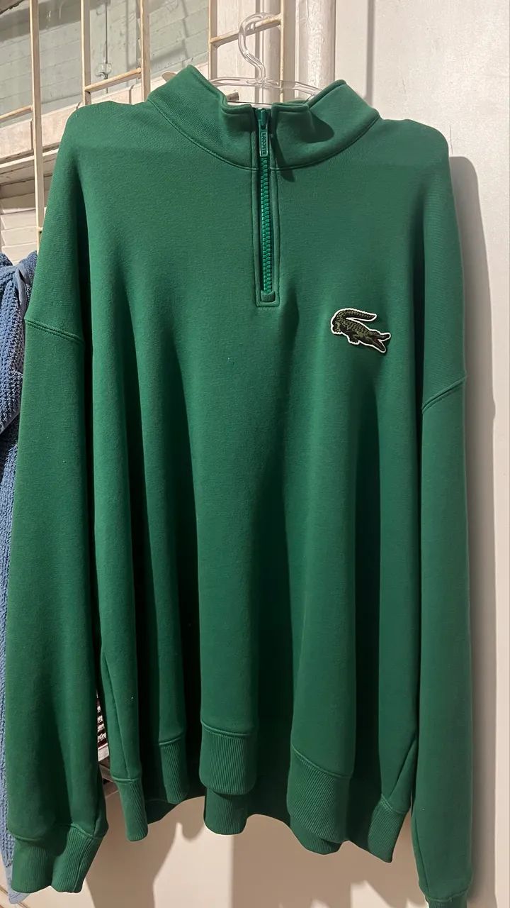 Moletom Lacoste Gola Alta Big Croco - Foto 3