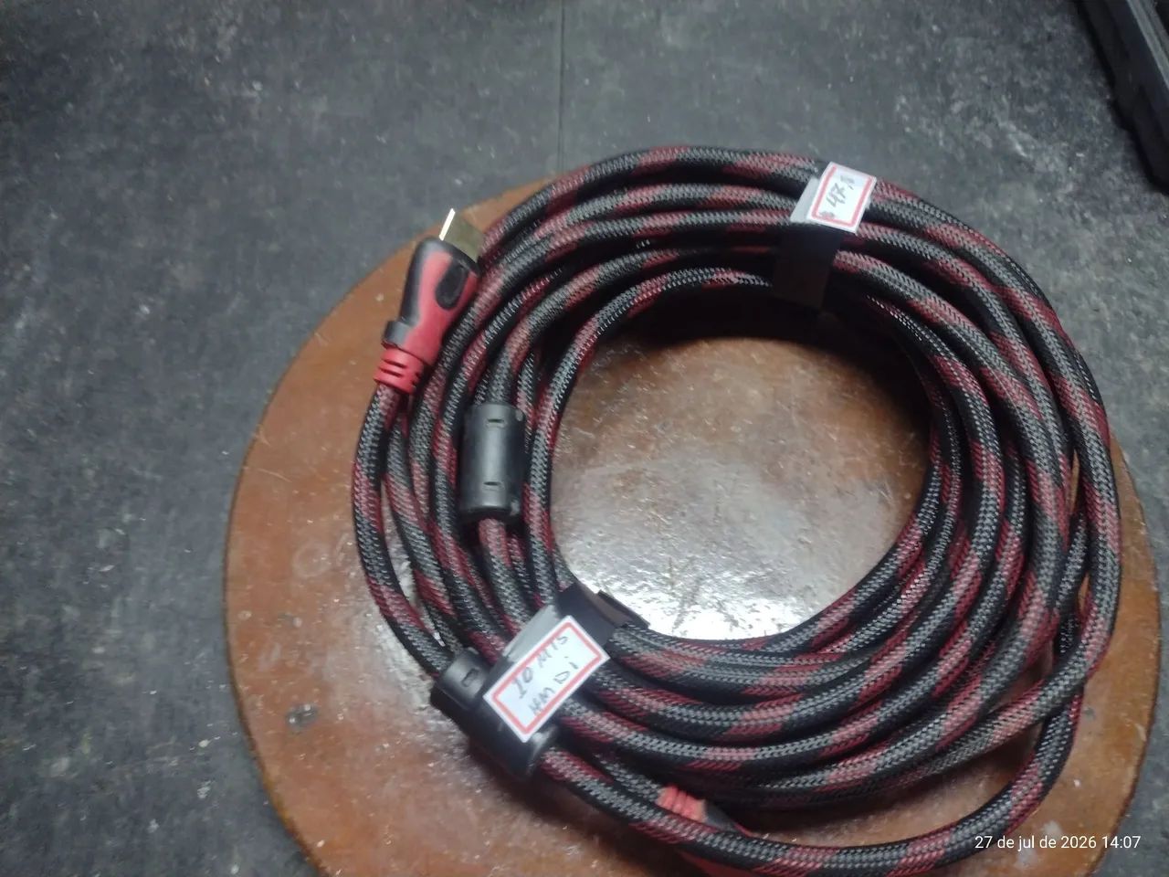 Vendo cabo HDMI e cabo RCA com 4,5 e 10 mts