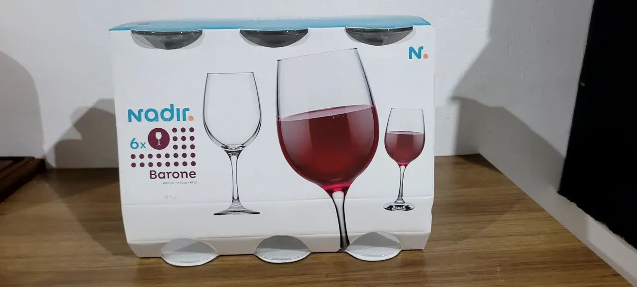 Kit com 6 Tarças 490ml  Nadir