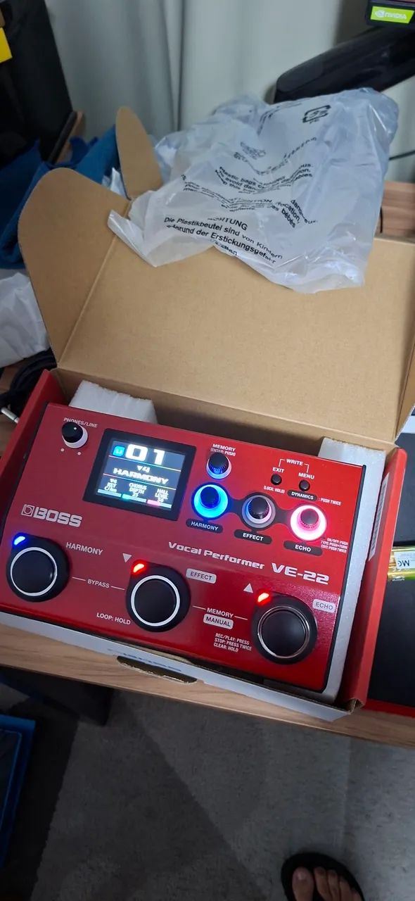 Pedaleira boss ve-22