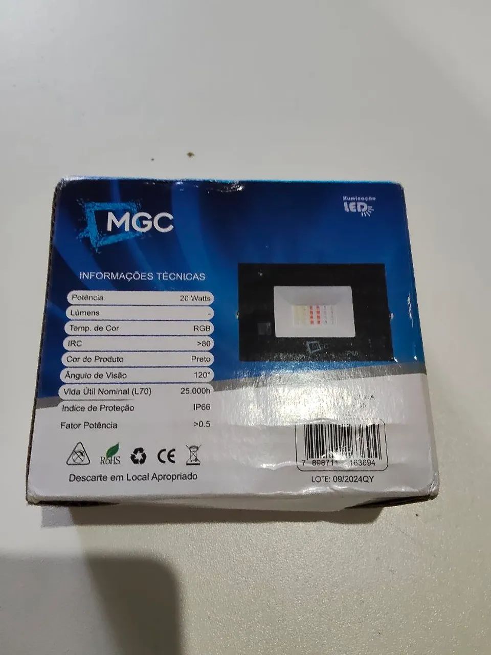 Refletor LED RGB 20W