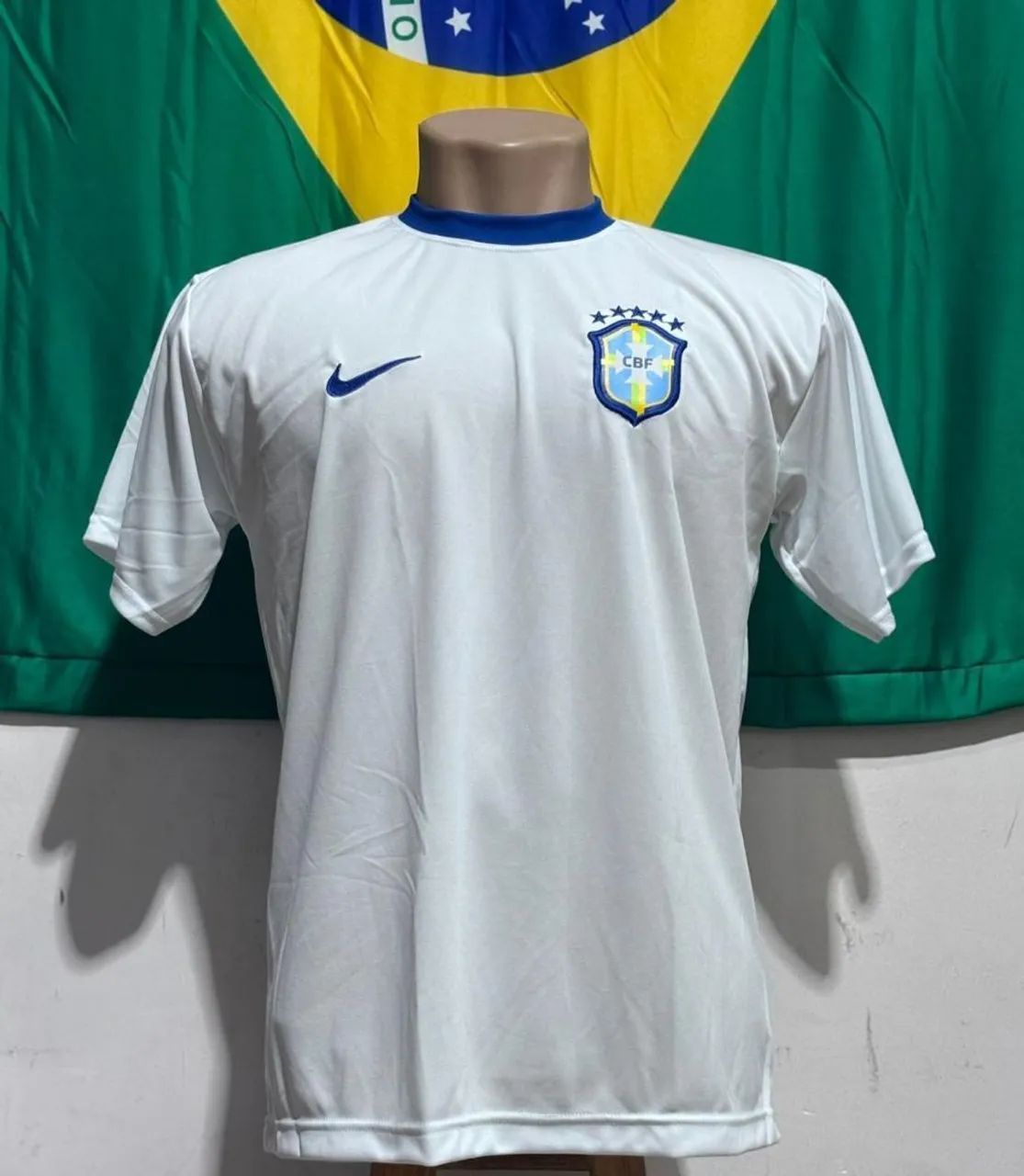 Camisa do Brasil branca nova - Foto 2