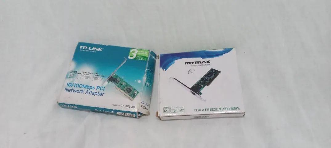 Coisas de info - 2 Placas Rede PC (NOVAS) + Extensor usb (NOVO) + 2 Docas Caddy Notebook - Foto 3