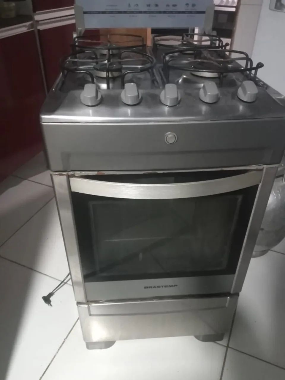 Fogão 4 bocas elétrico 