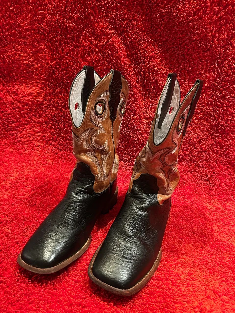 Bota texana couro de cabeça  - Foto 4