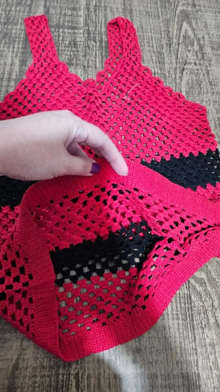 Blusa crochê  - Foto 3