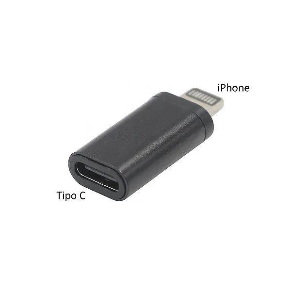 Adaptador Tipo C (Fêmea) para Lightning (Macho) Carregamento e Dados - It-Blue  - Foto 2