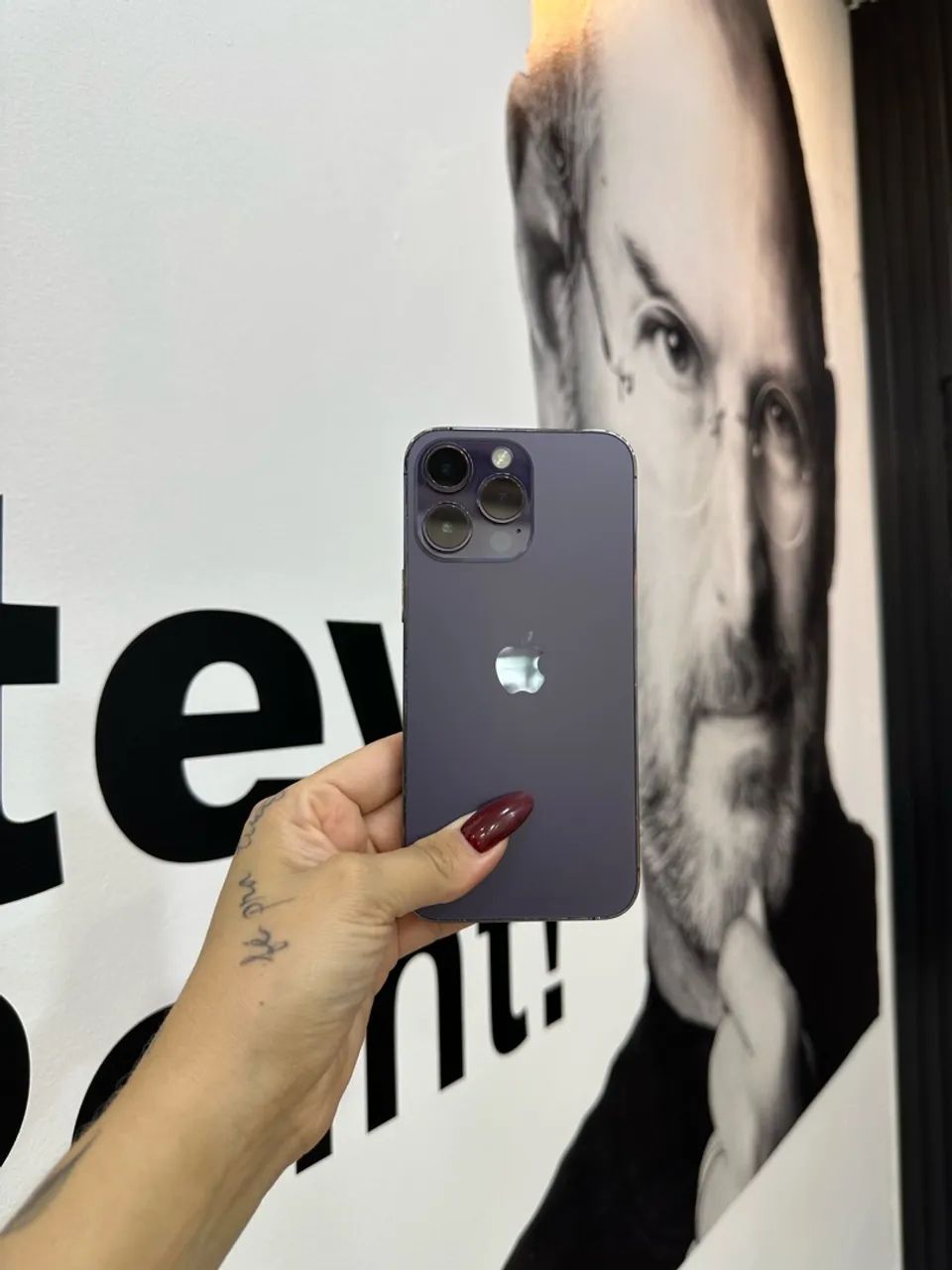 14 pro MAX 128gb roxo 76% - Foto 2
