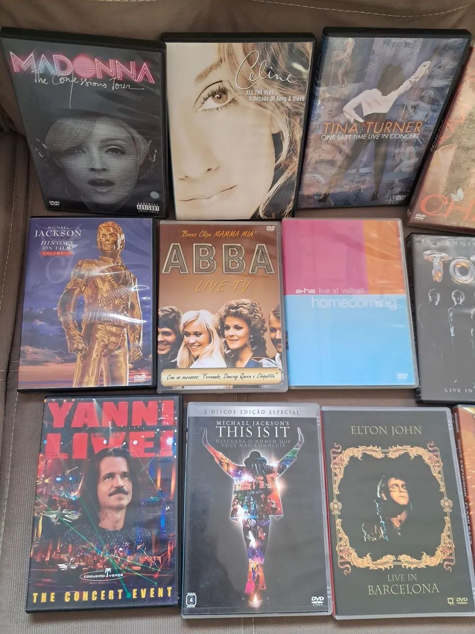 Lote DVD Música Michael Jackson, Madonna e Outros  - Foto 2