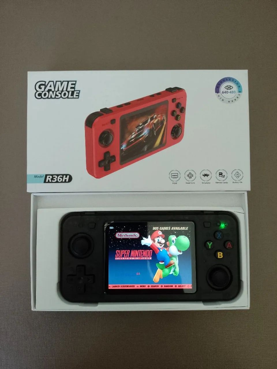 Console Retro R36H (128GB) + kit proteção - Foto 3