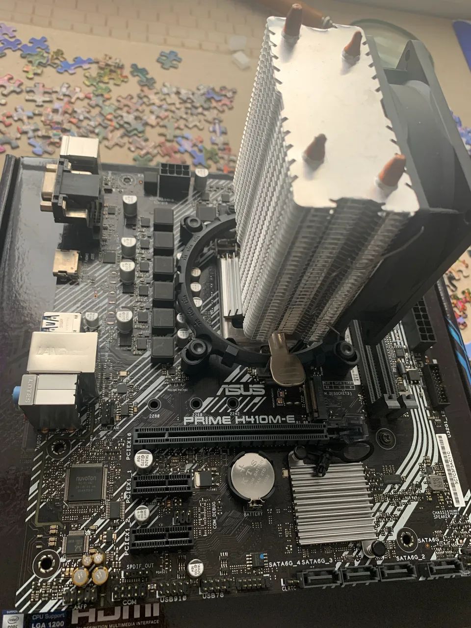Kit Upgrade - Intel i5 10400f + Placa Mãe Asus H410M-E - Foto 2