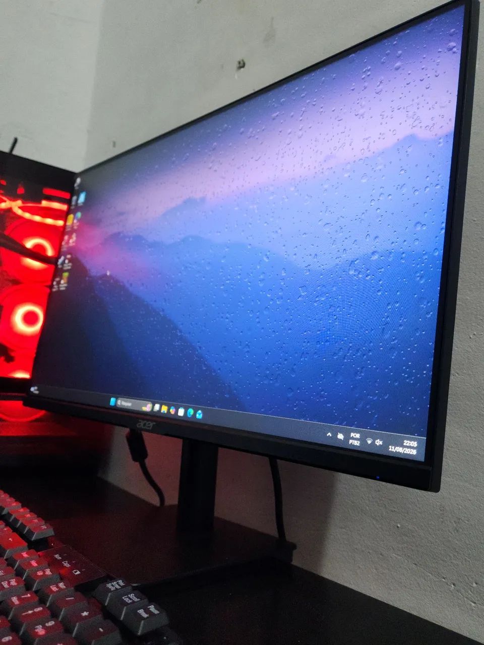 Monitor Acer Led 23,8 Full Hd, Zero Frame, 100hz - Foto 2