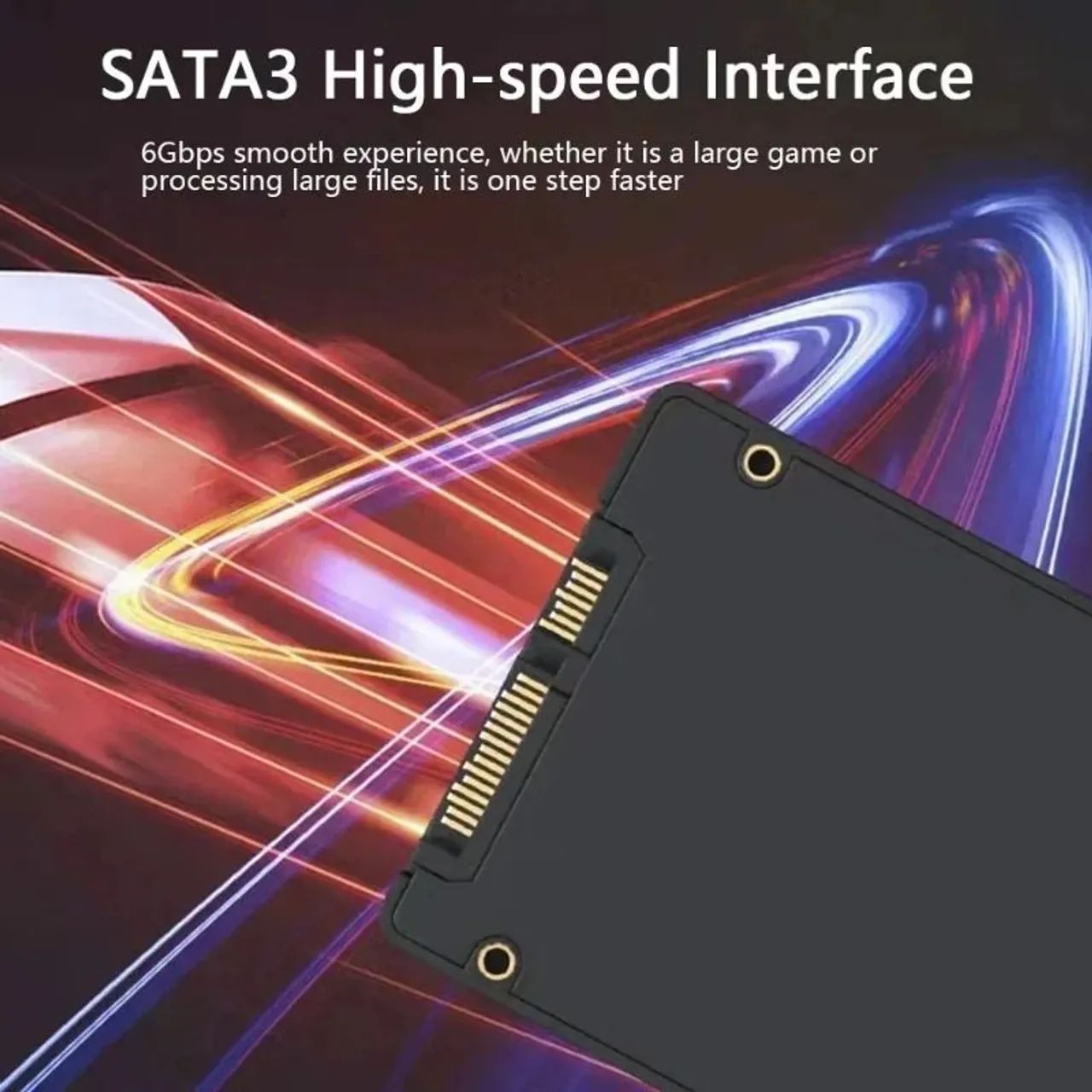 SSD de alta velocidade SATA III de 2.5 polegadas 60-1TB GB PC/Laptop integrado - Foto 2