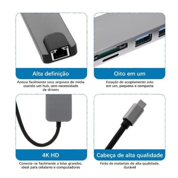 HUB 8 em 1 - Foto 5