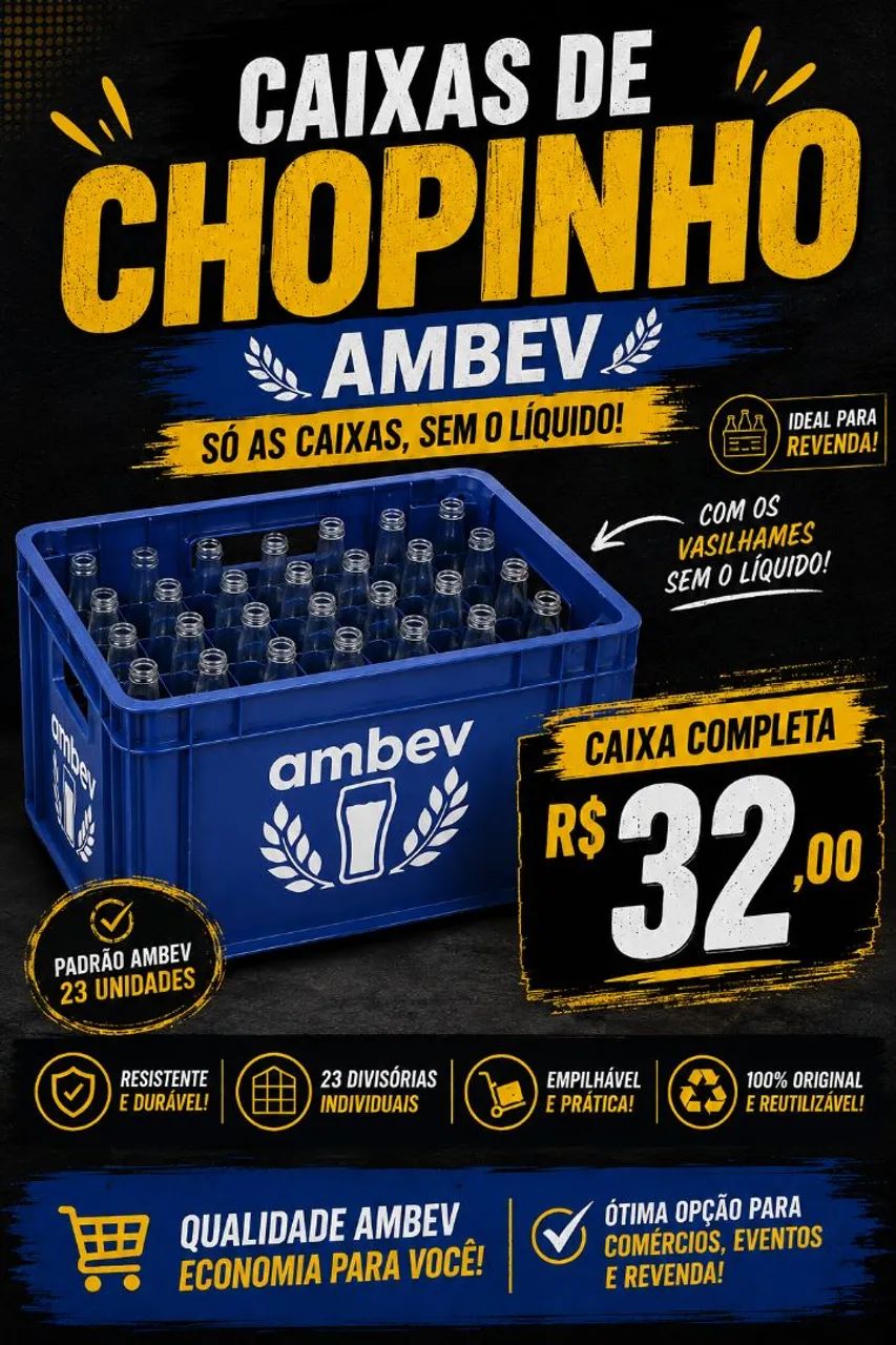 Caixa de chopinho completa 