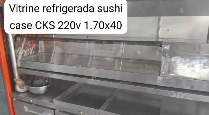 Vitrine refrigerada sushi case cks