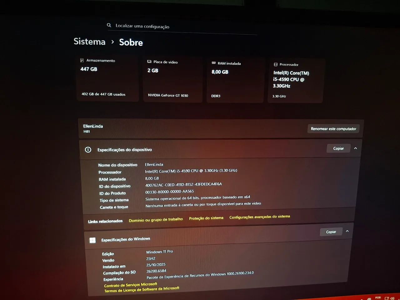 Pc gamer + teclado mecânico e fone - Foto 2