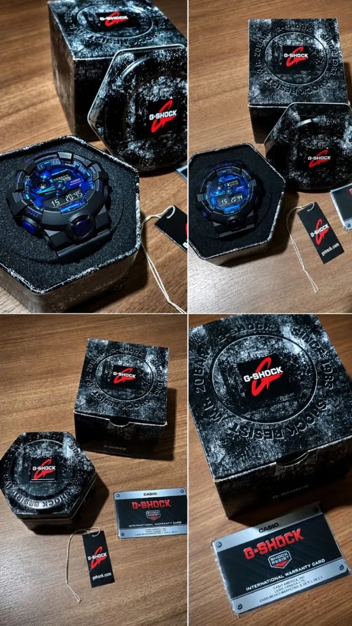 Relógio Casio G-Shock GA700VB-1A preto - Foto 2