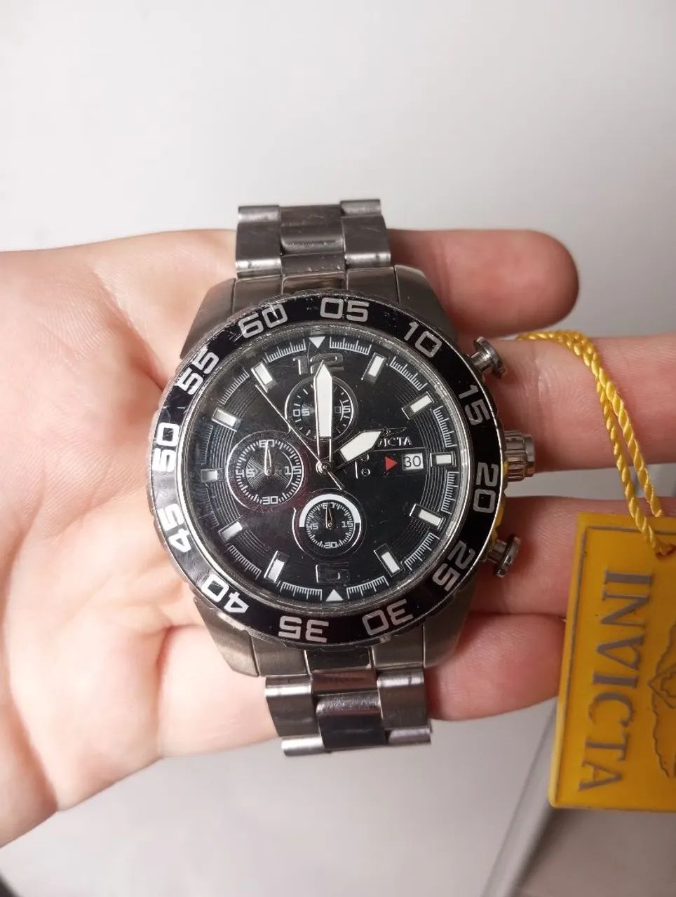 Vendo ou Troco! Relógio Invicta Specialty Cronógrafo com Caixa e Elos Extras
