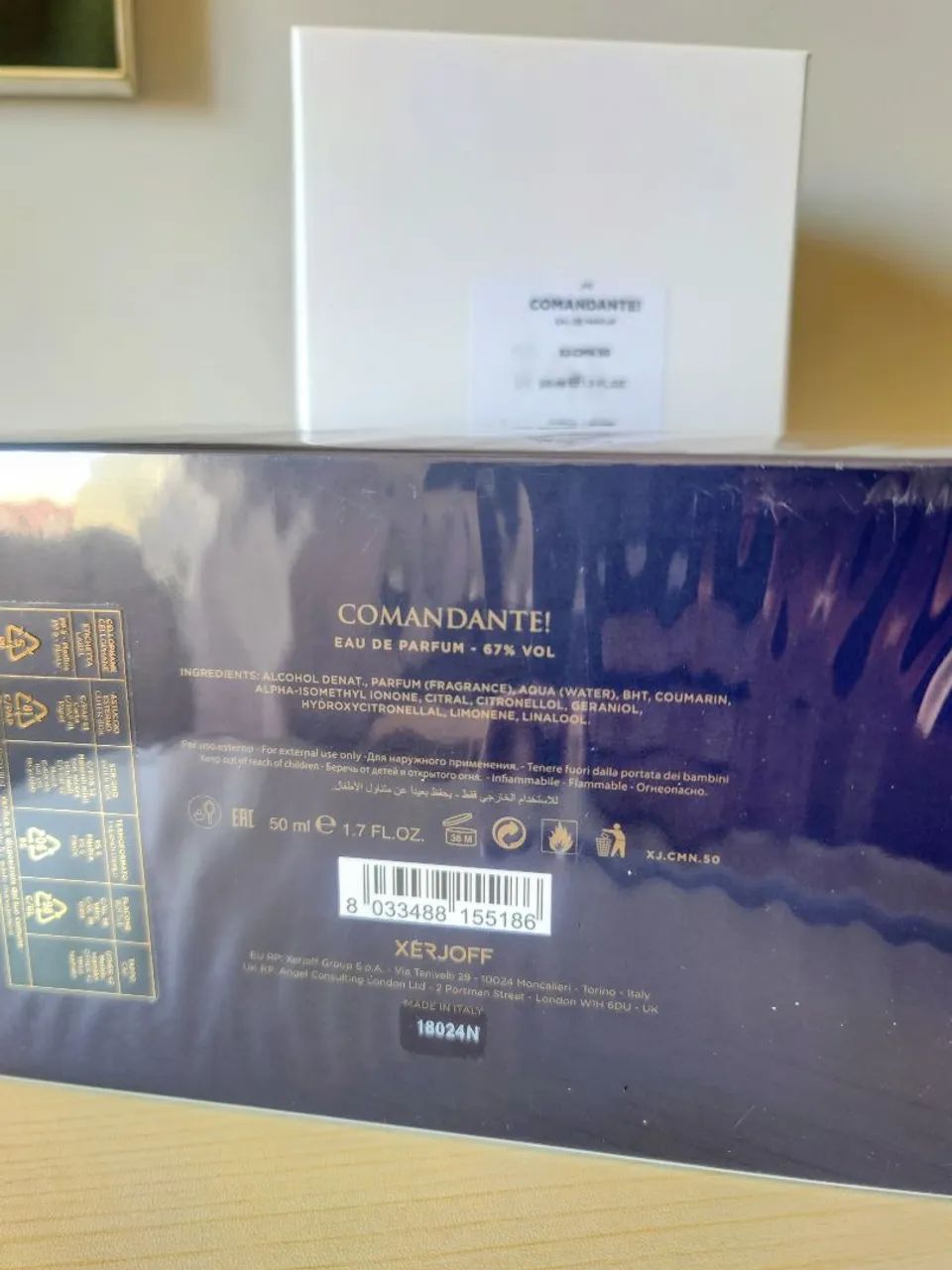Perfume Comandante de Xerjoff 50 ml novo e Lacrado  - Foto 3