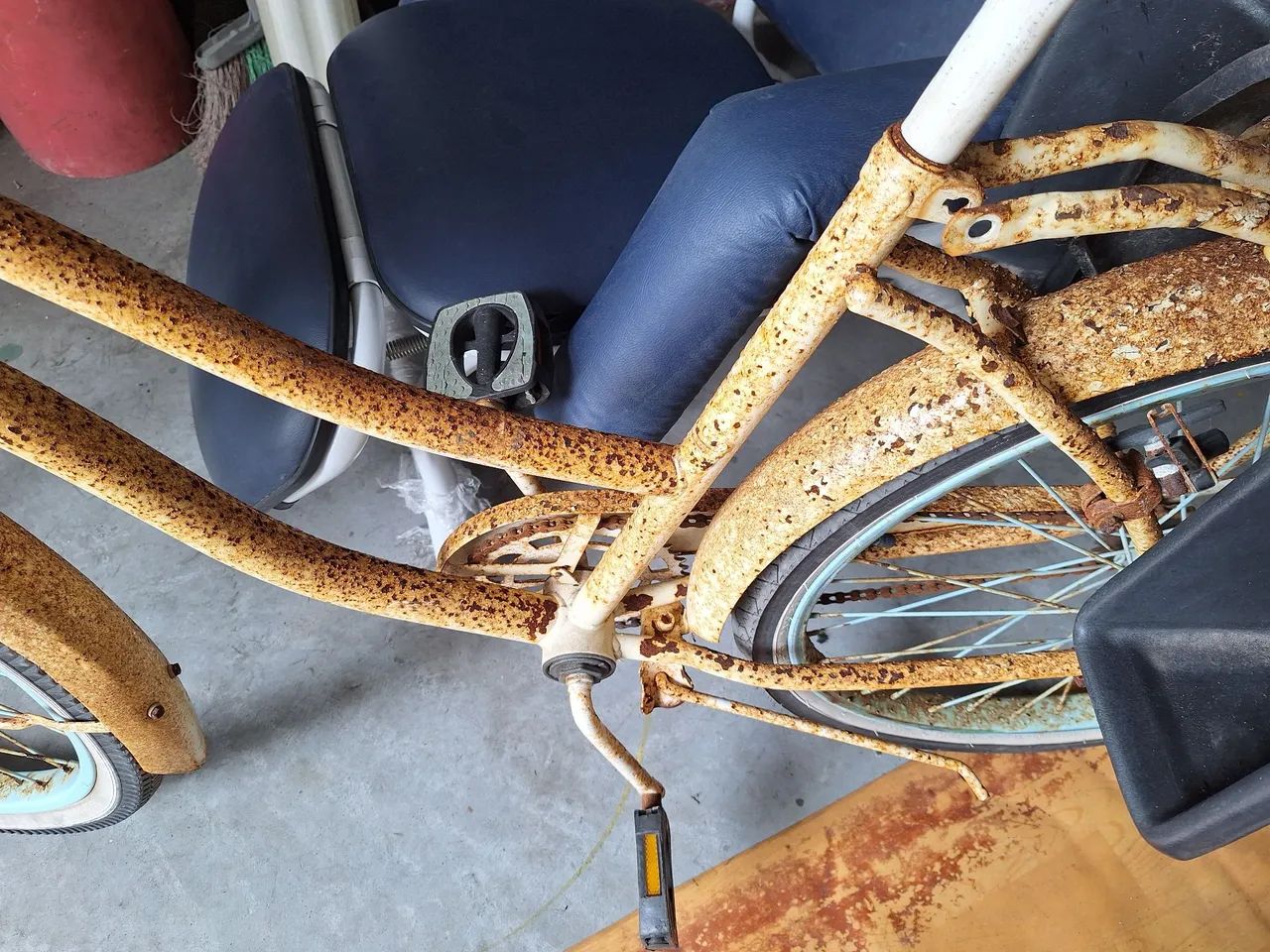 Bicicleta antiga atesanato
