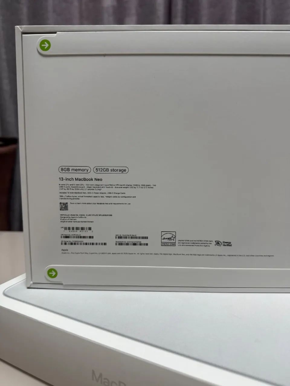 Macbook NEO - 2026 - NOVO-512G (R$ 5200,00) - Foto 4