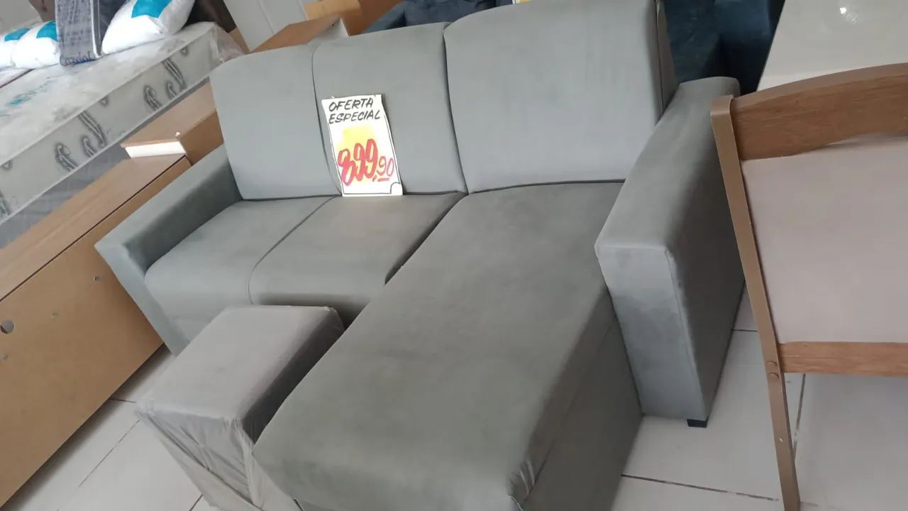 Sofá 3 lugares direto da fábrica entrega grátis - Foto 2