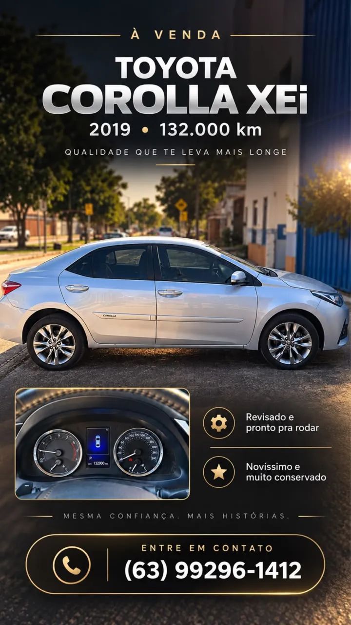 Toyota Corolla XEI 2.0 Flex 16V Aut. 2019