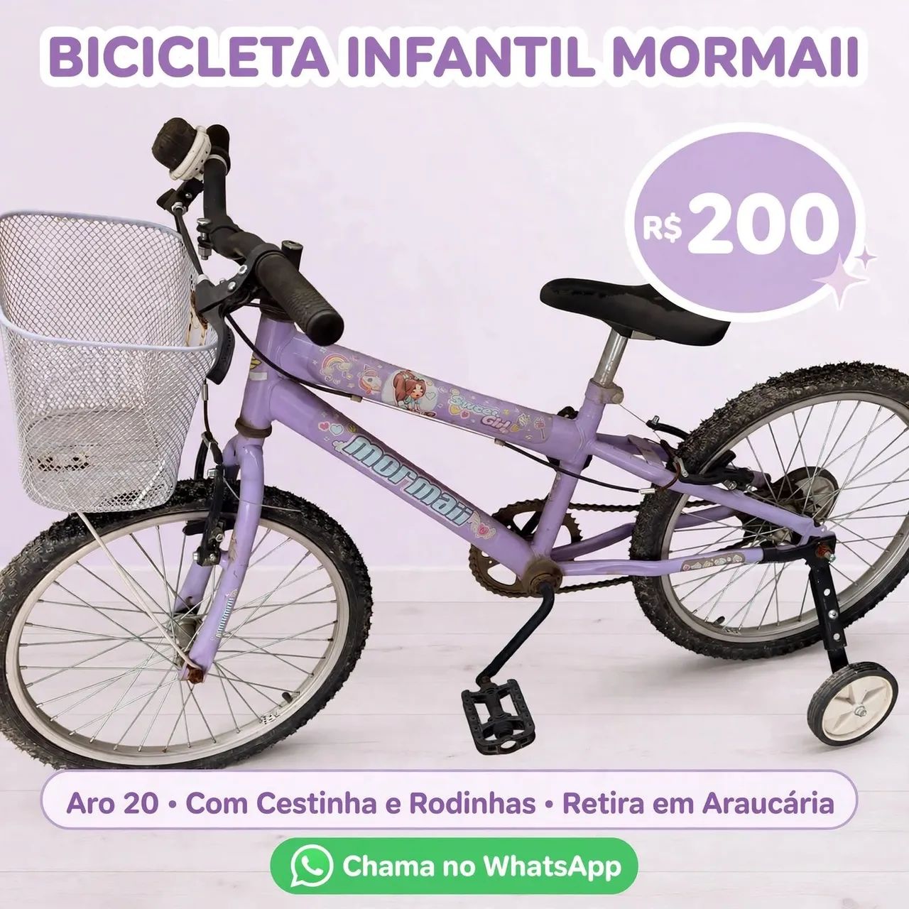 Bicicleta infantil 