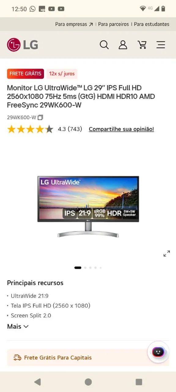 Monitor LG 29 - Foto 5