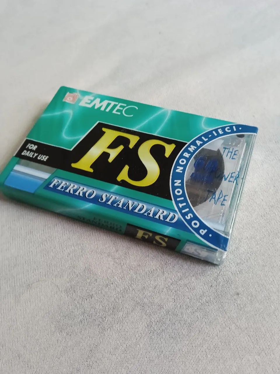Fita K7 tape deck ferro standart BASF 60 mim nova lacrada
