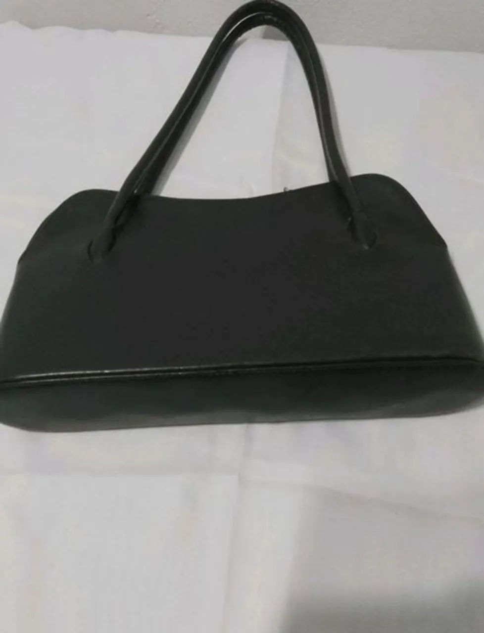 Bolsa Samarra de couro legítimo preta - Foto 4