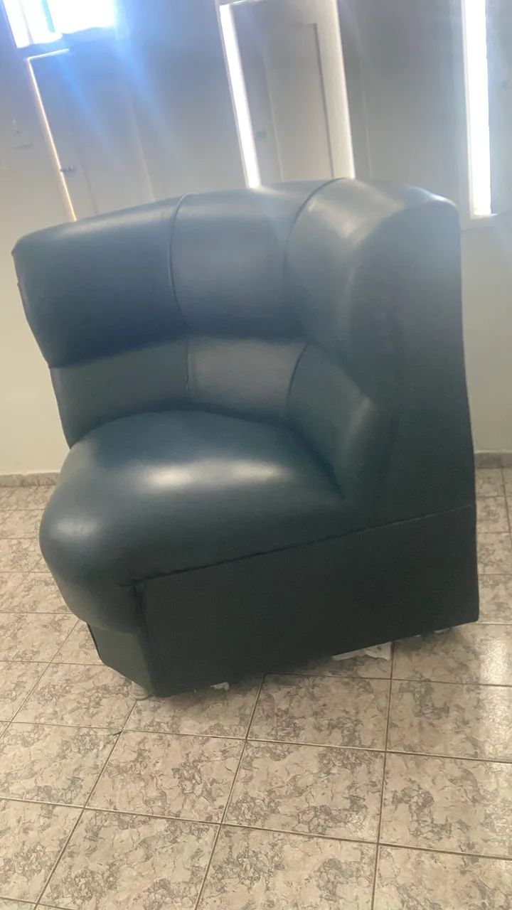 Sofá preto excelente estado