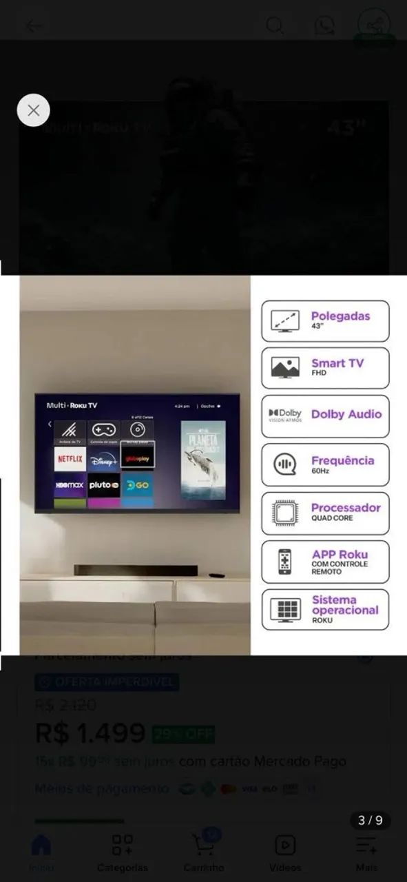 Tv roku Philco - Foto 2