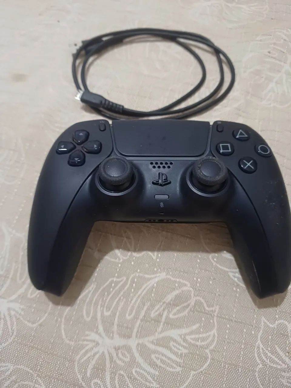 Controle PS5 DualSense Original + Case Rígida Premium e Cabo (Sem Drift)
