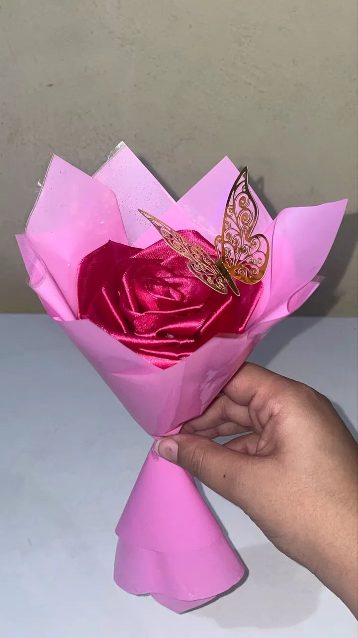Rosa unitária para presente - Foto 3