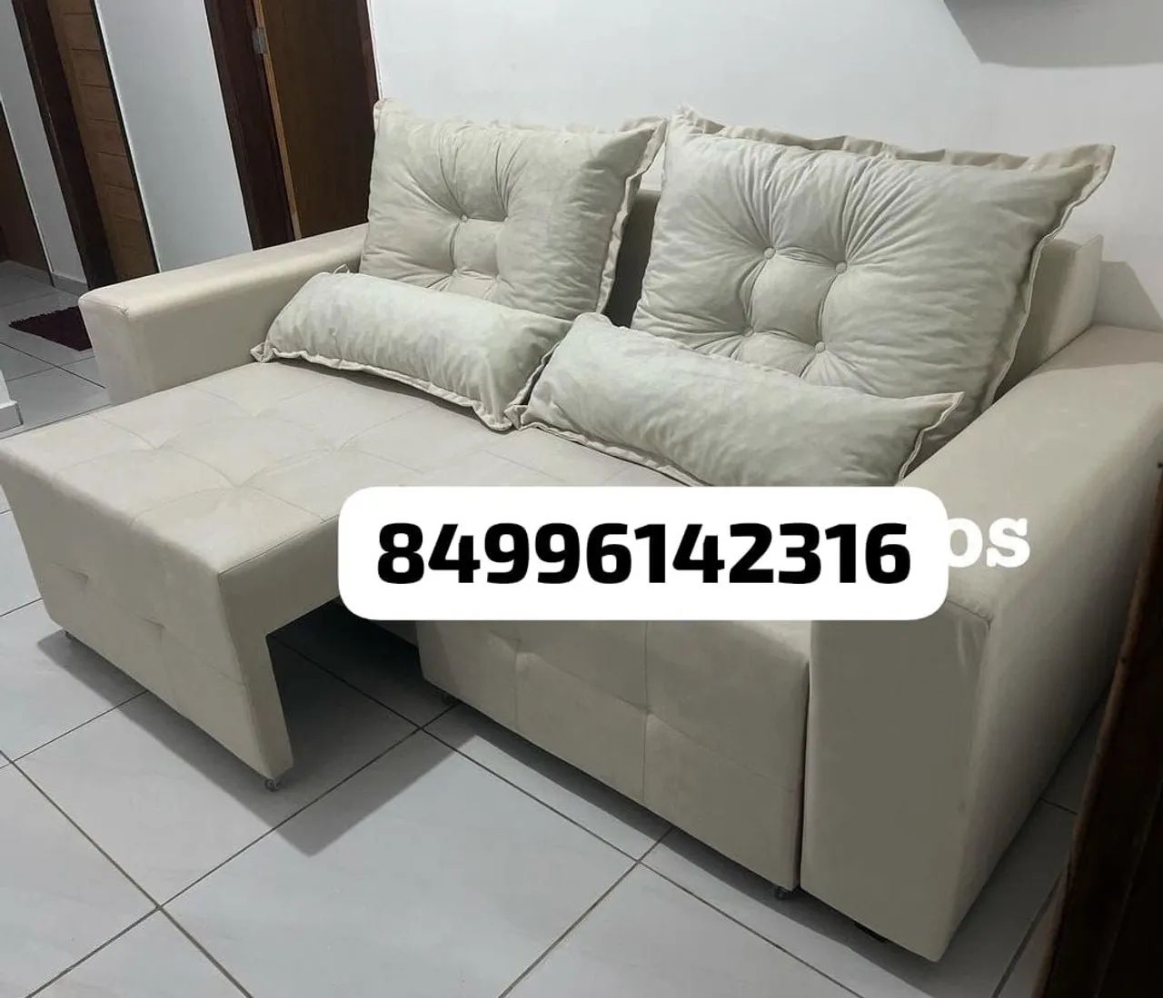 Sofá Retrátil de 2 MT de comprimento 