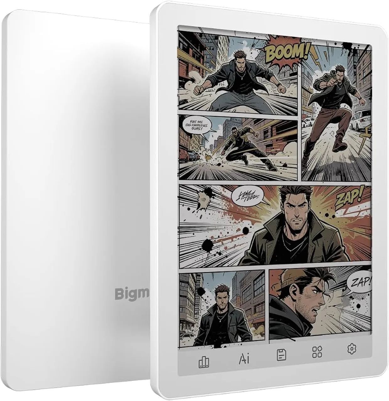 Leitor de Ebook Colorido Bigme B6, Tablet e-Paper de 6 Polegadas, 4GB+64GB Android 14 - Foto 5